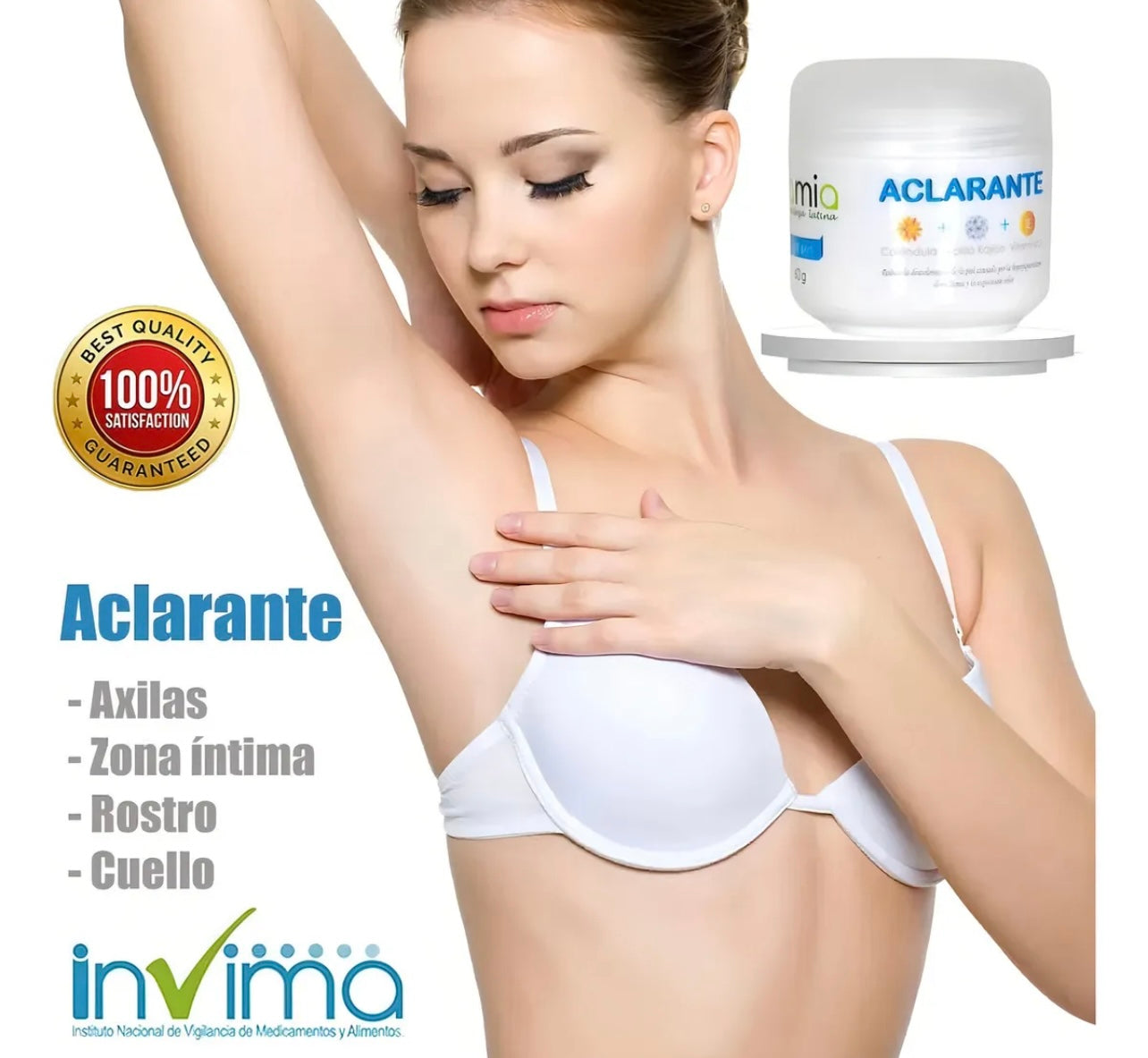 Crema aclarante para tu dia a dia