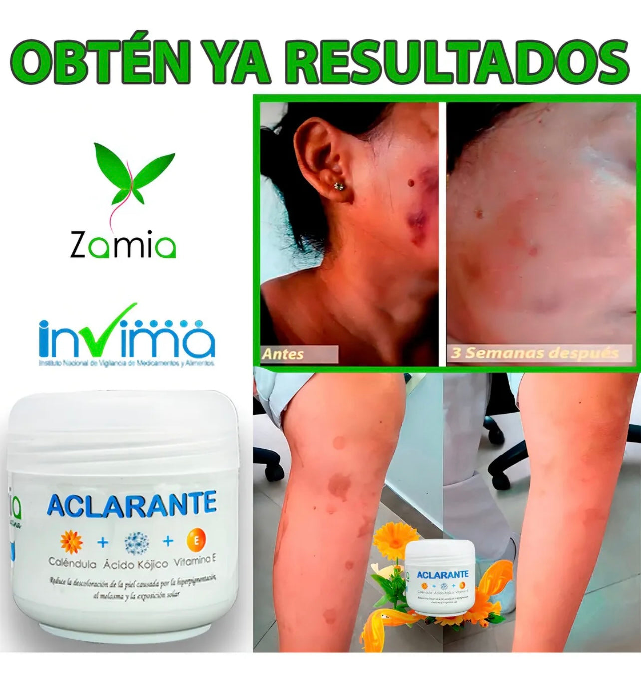 Crema aclarante para tu dia a dia