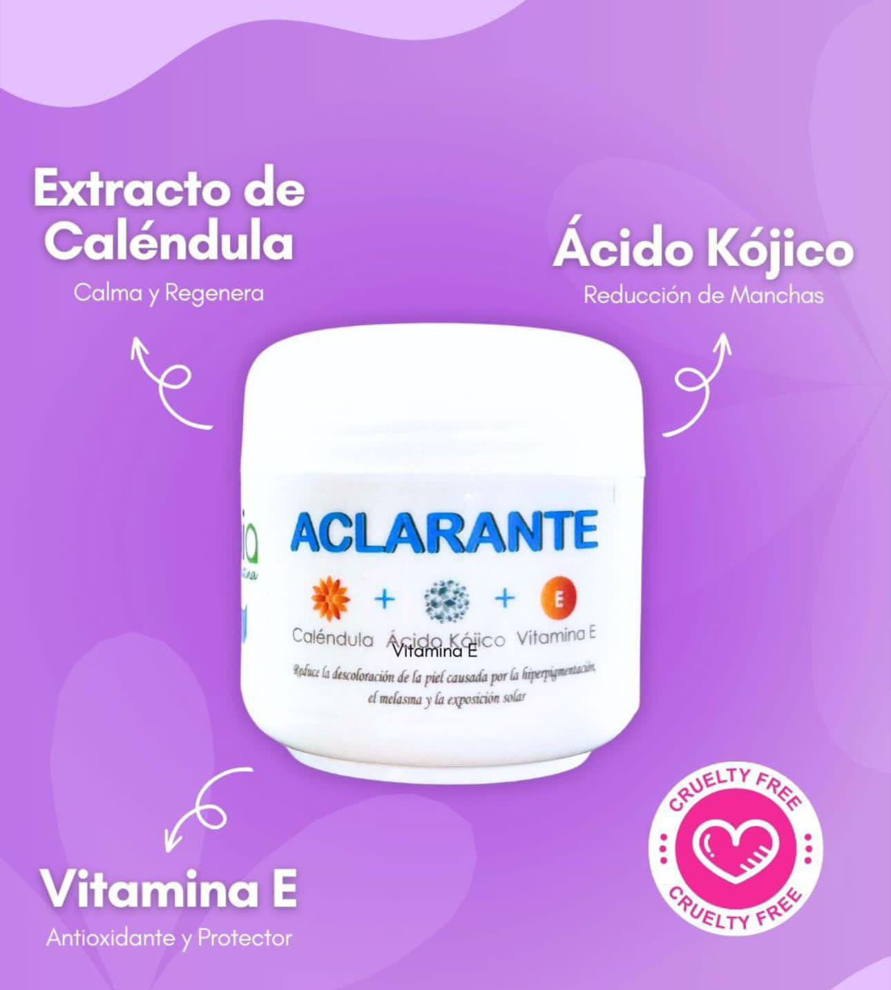 Crema aclarante para tu dia a dia