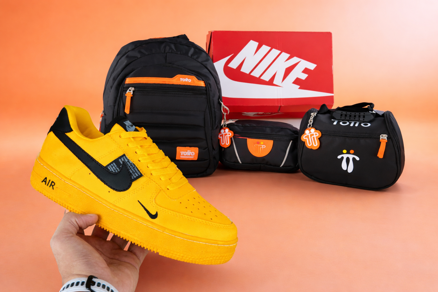 🔥 Combo Urbano NIKE + TOTO Premium 👟🎒