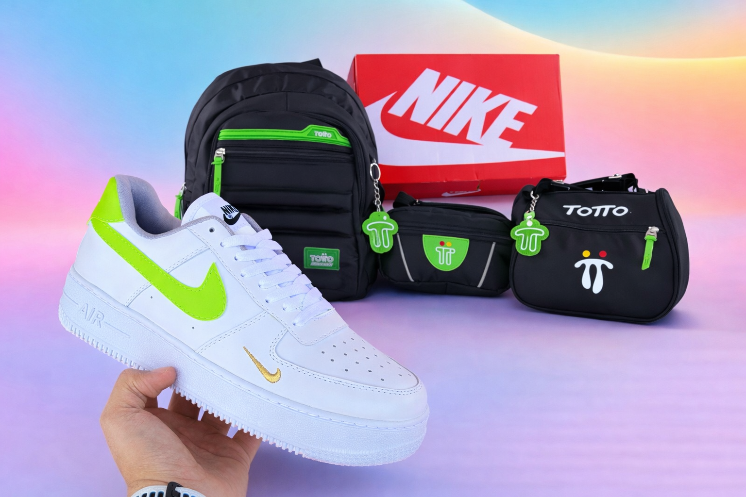🔥 Combo Urbano NIKE + TOTO Premium 👟🎒